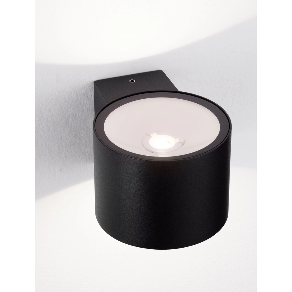 Design wandspot Beta up en down zwart Lyora 5212017453471