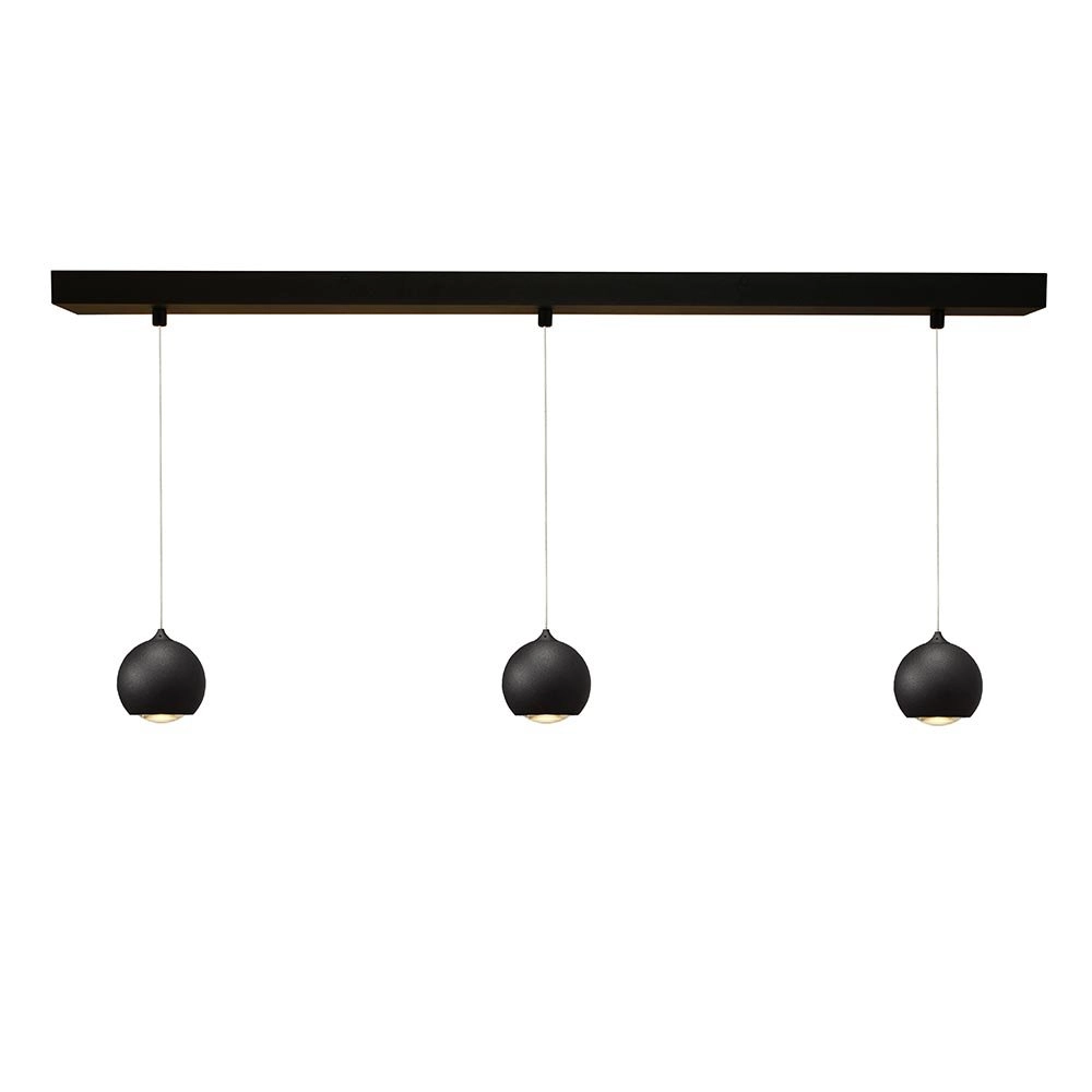 3-lichts hanglamp Denver zwart Artdelight 8719831731107