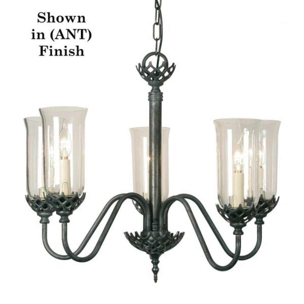 Antieke kroonluchter Gothic antiek koper (ANT) Limehouse