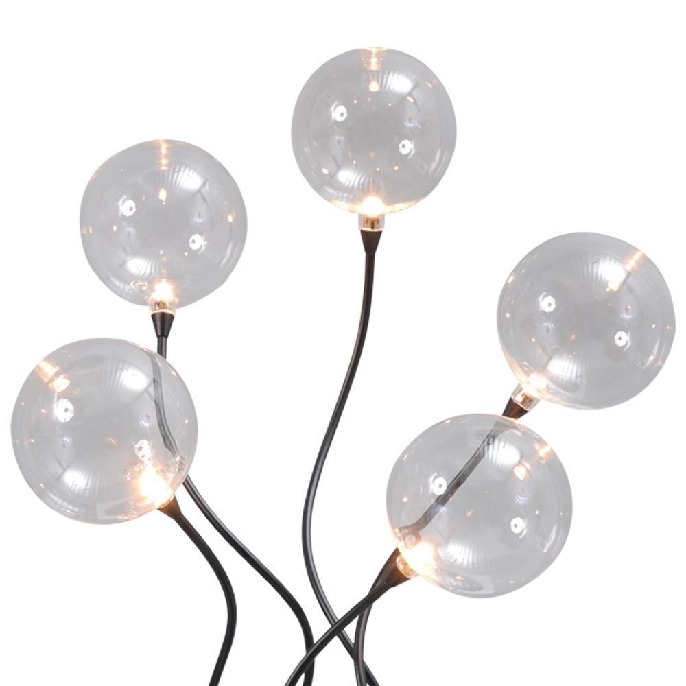 Tafellamp Gio 5-lichts zwart Masterlight 8718121182124