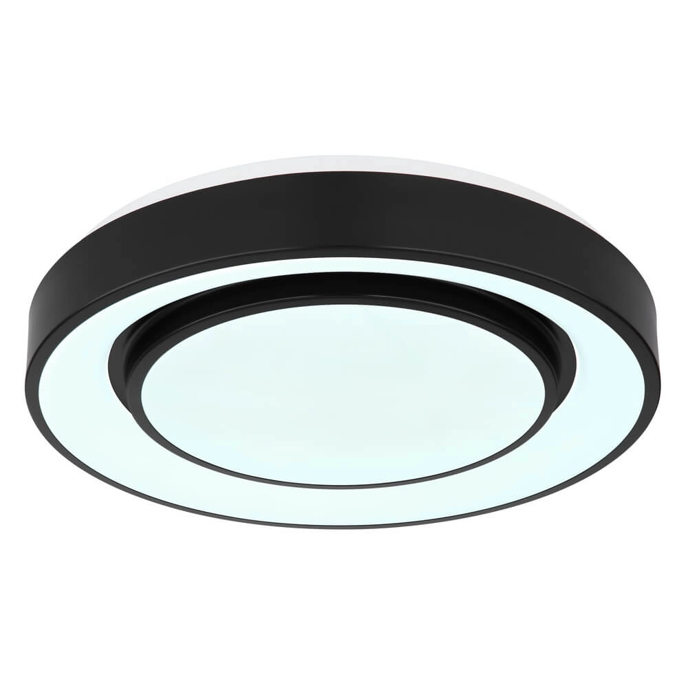 Plafonniere Sully zwart Ø 38cm Globo 9007371421954