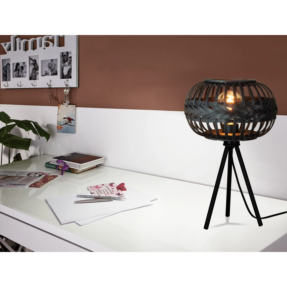 Zwarte tafellamp Towcester Ø 26cm - 1x E27 Eglo 9002759439163