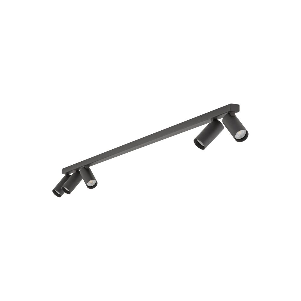 Opbouwspot 5x GU10 Fourty donkergrijs Lyora 5903139114684