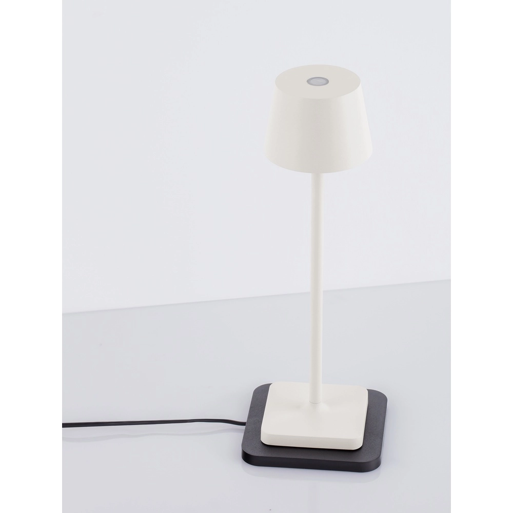 Rechargeable table lamp Deck white Lyora 5212017449238