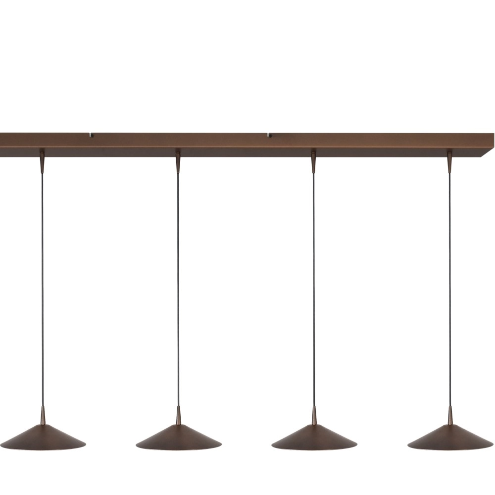 5-lichts hanglamp Ceppo cacao bruin Ø 22cm Masterlight 8718121358512