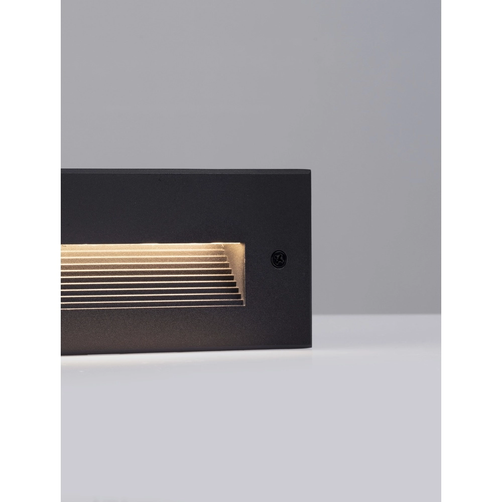 Inbouwlamp Polka 17cm zwart Lyora 5212017453365