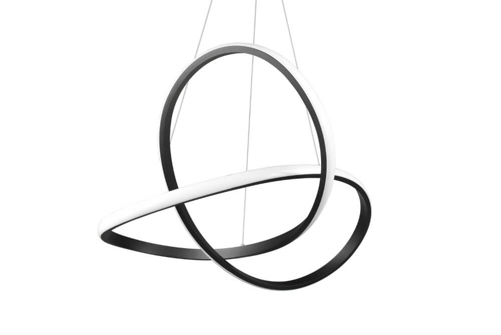 Led hanglamp Course zwart Trio 4017807521542