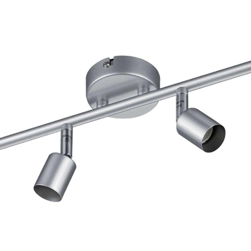 Plafondspots Paris GU10 4-lichts titaangrijs Trio 4017807350784