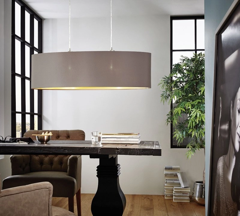 Landelijke hanglamp Maserlo 78cm cappucino met goud Eglo 9002759316143