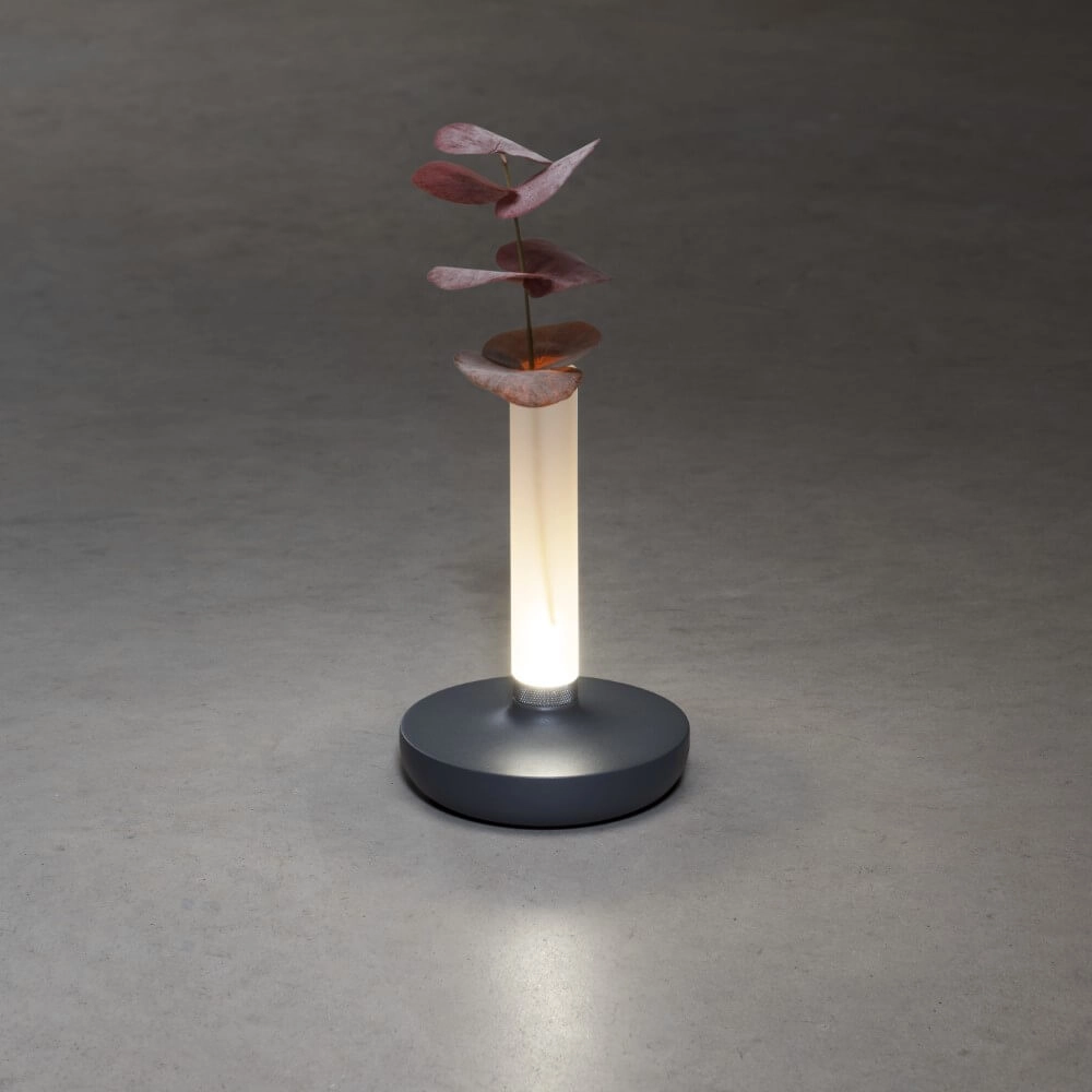 Oplaadbare tafellamp Biarritz antraciet KonstSmide 7318308273730