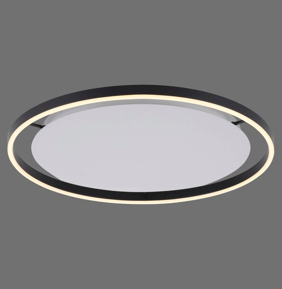 Plafondlamp Ritus zwart Ø 58,5cm Just Light 4043689983932