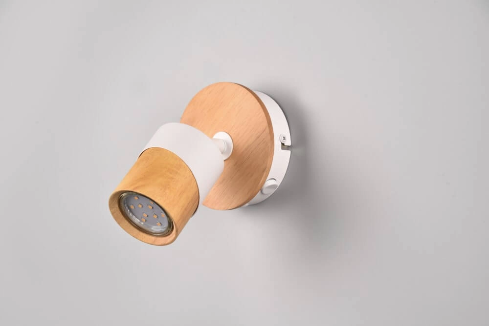 Plafondlamp hout met wit Aruni Trio 4017807585315