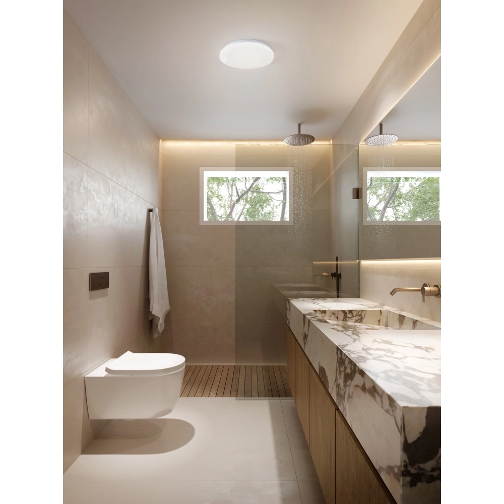 Plafondlamp Frania-Ip wit Ø 31cm kristaleffect Eglo 9008606361793