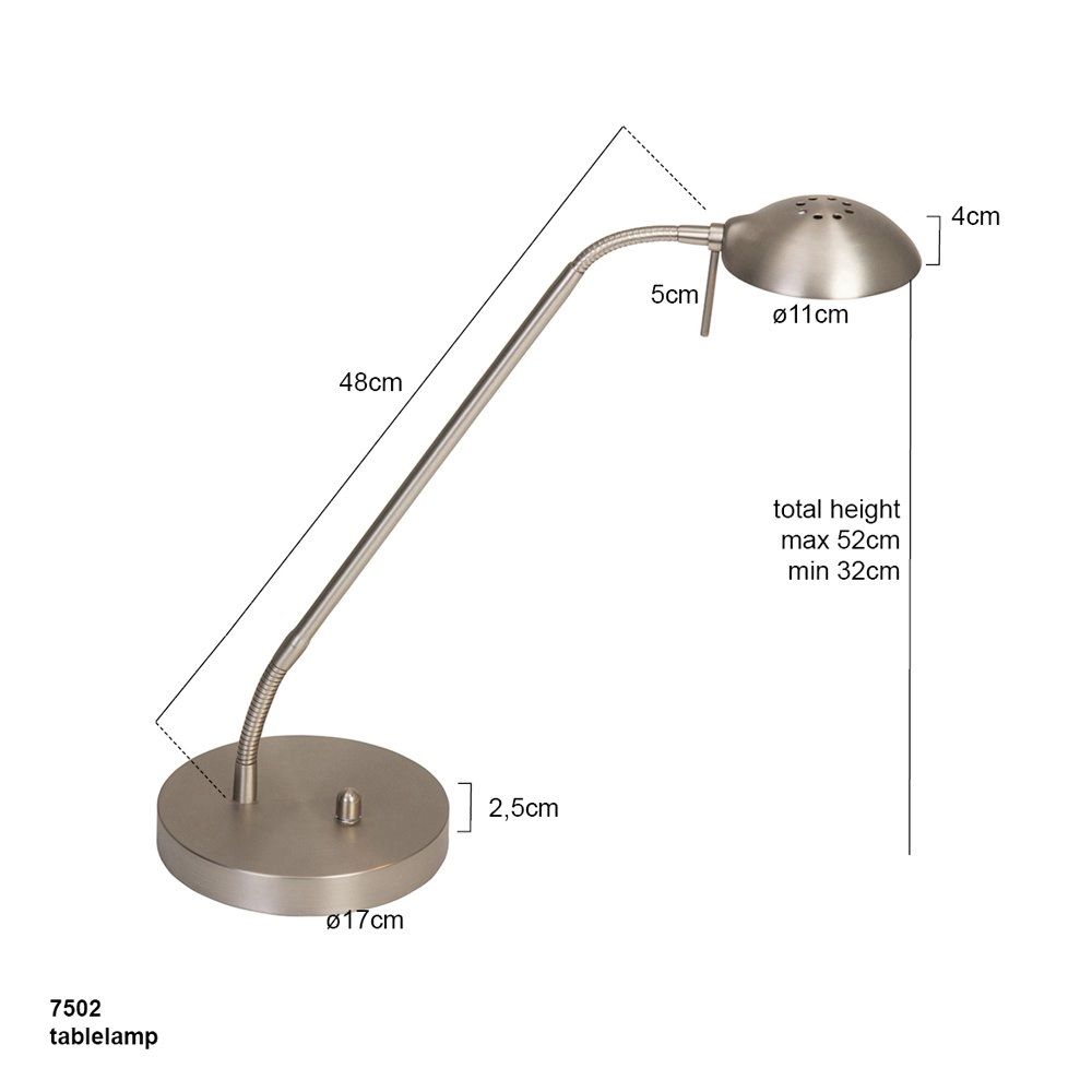 Led bureaulamp Mexlite Steinhauer 8712746096392