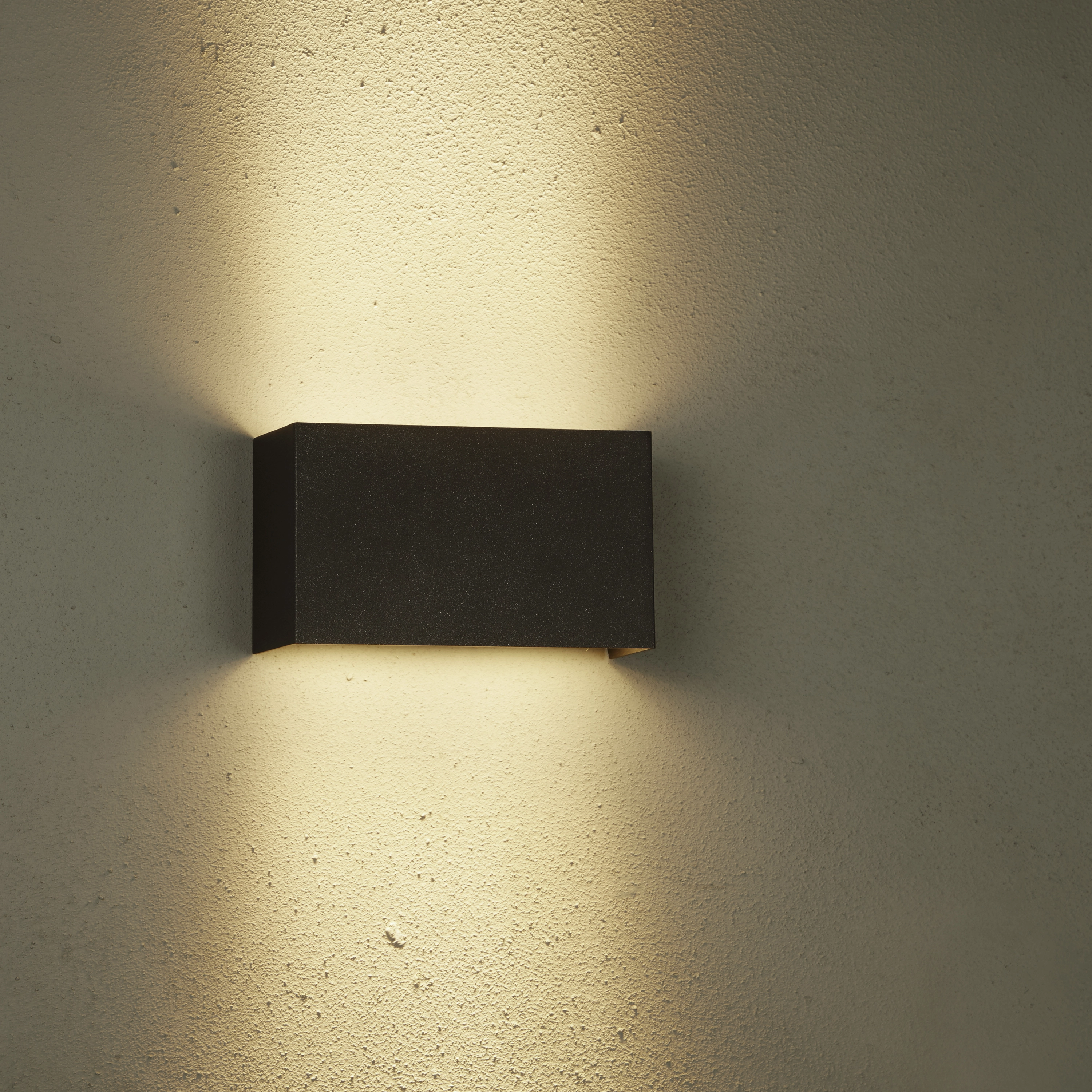 Strakke wandlamp Savoy antraciet