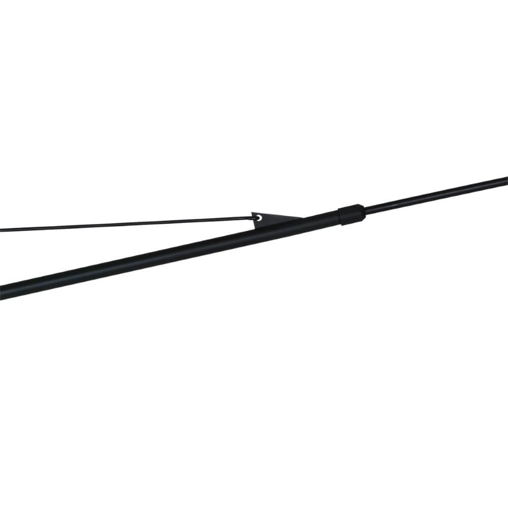 Wandlamp Elegant Classy 50cm zwart met groen velourse kap Steinhauer 8712746146035