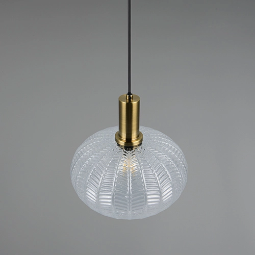 Klassieke hanglamp Elvezia transparant glas Trio 4017807682045