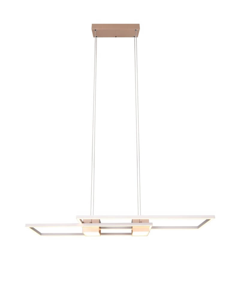 Led hanglamp kantoor Albany roodkoper Trio 4017807610352