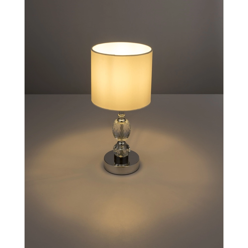 Klassieke schemerlamp Bronn chroom 34cm Globo 9007371379361