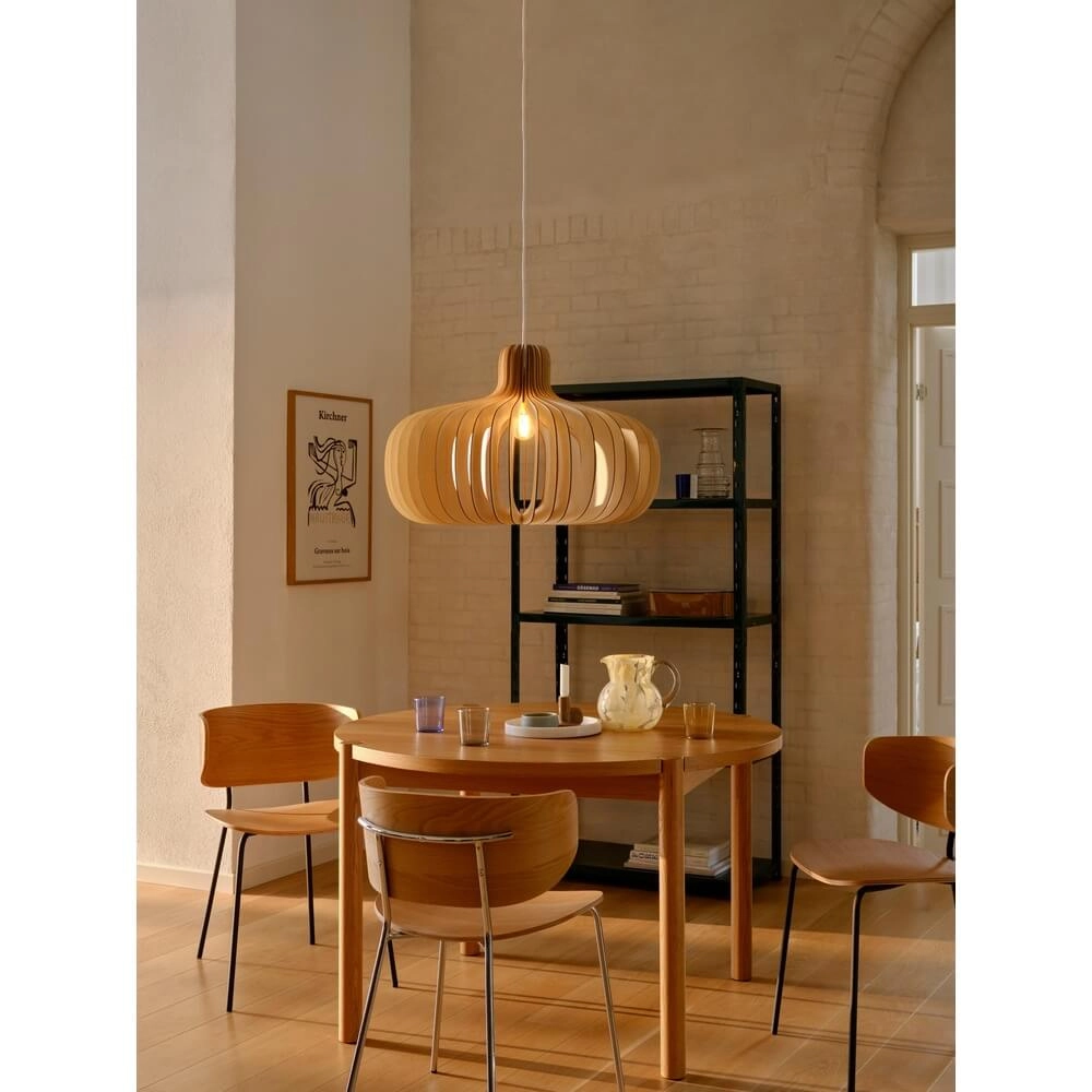 Design hanglamp Hazo hout Ø 66,5cm Nordlux 5704924024290