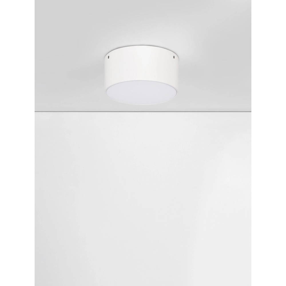 Ronde plafondlamp Judi Ø 12cm wit Lyora 5212017453808