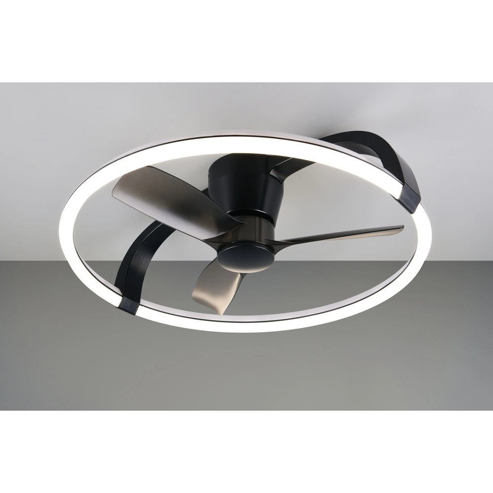 Smarthome ventilator Stockholm zwart Ø 73,5 Tuya Trio 4017807693133