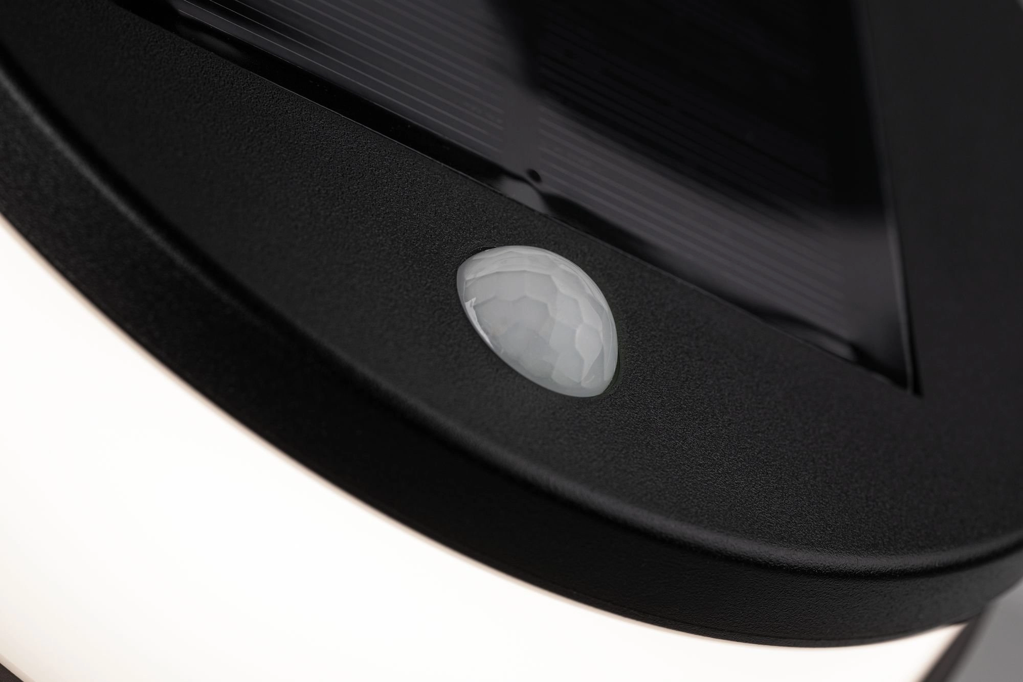 Ronde solar wandlamp Helena met sensor Paulmann 4000870942659