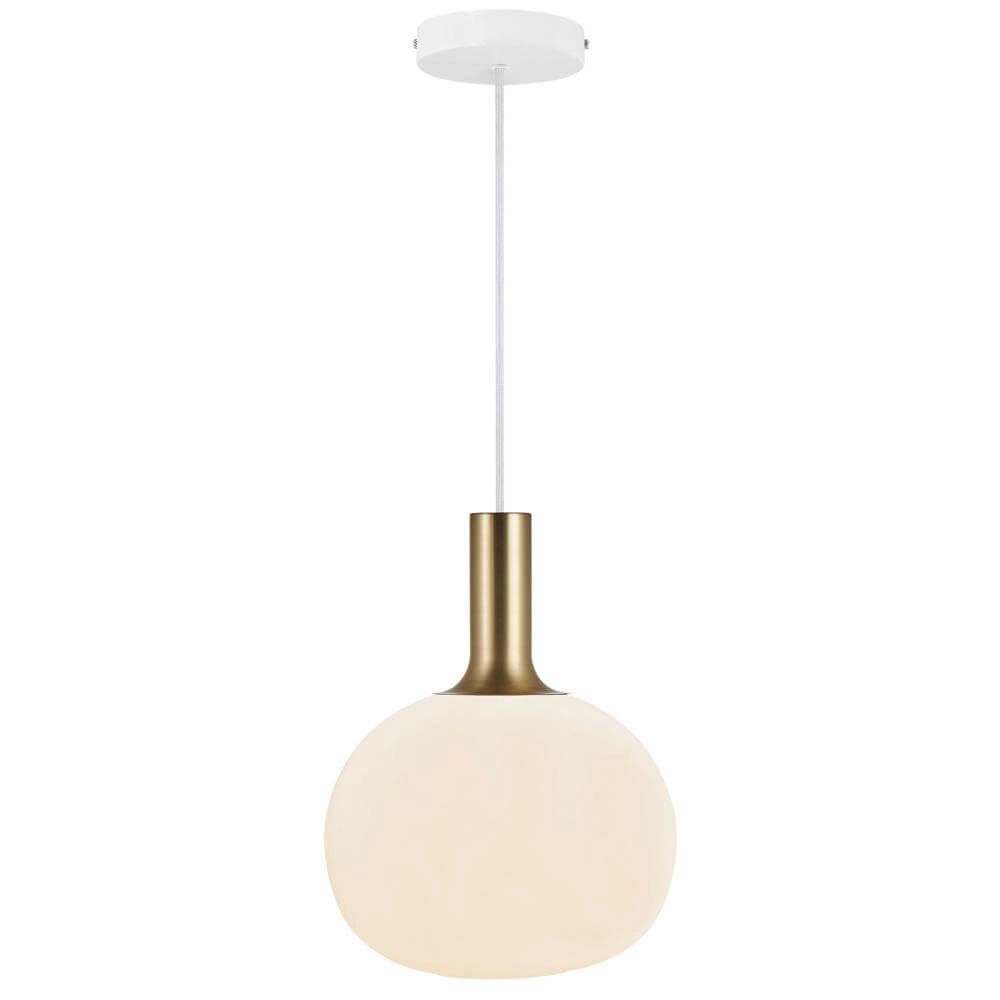 Glazen hanglamp Alton bol Ø 25cm wit Nordlux 5701581413887