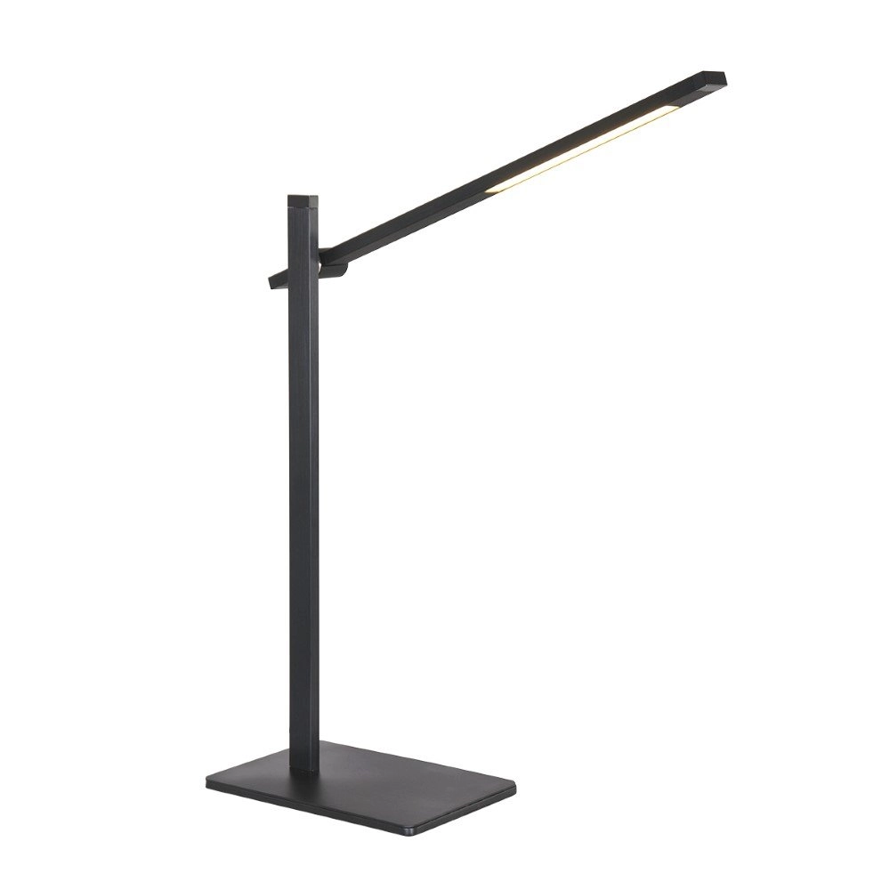 Strakke led bureaulamp Stekk zwart Strakke led bureaulamp Stekk zwart