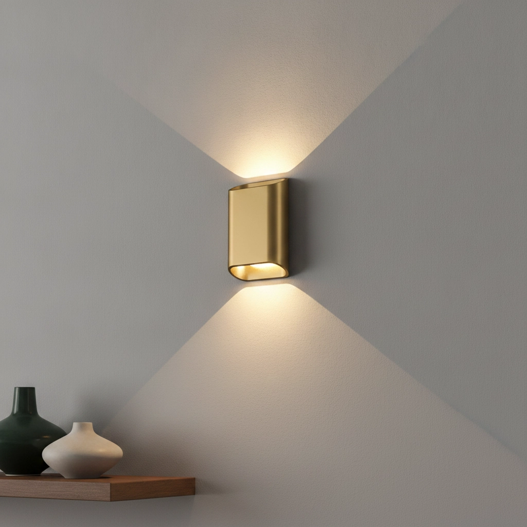 Wandlamp Diaz S Warm goud