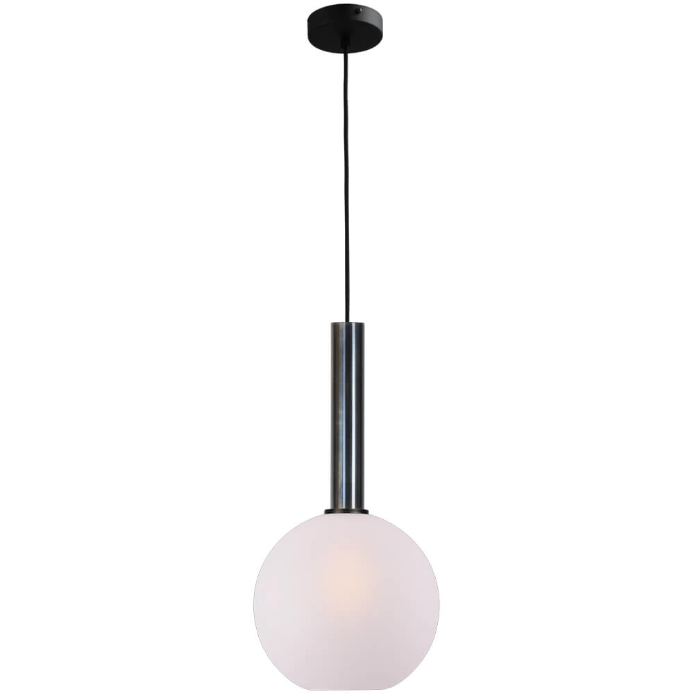 Hanglamp Ø 25cm Bella 2 Dappled oil met mat wit glas Hanglamp Ø 25cm Bella 2 Dappled oil met mat wit glas