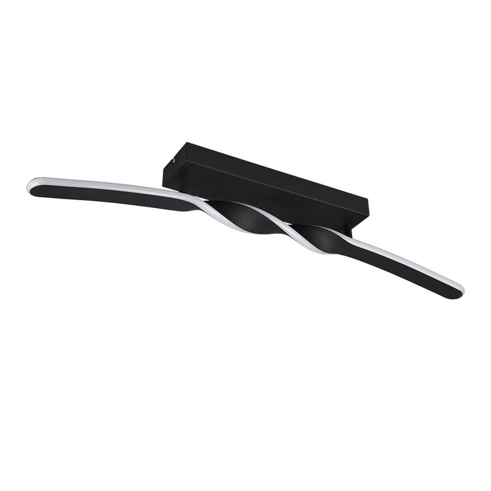 Design plafondlamp Ginko zwart Trio 4017807642520