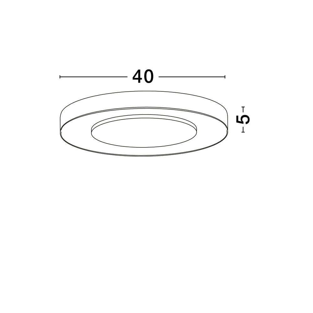 Plafondlamp Pada zwart Ø 40cm Lyora 5212017463302