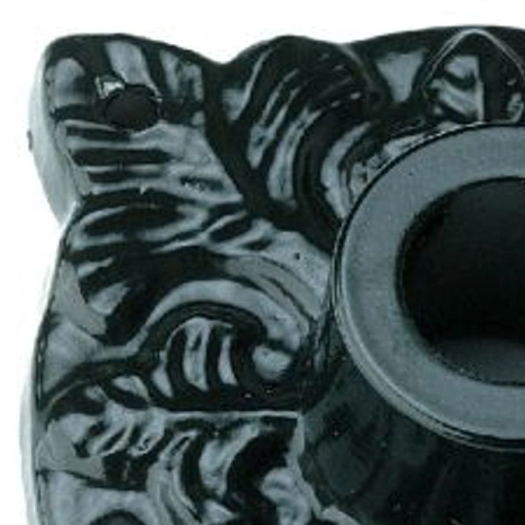 Sokkelplaatje nostalgisch Plinth zwart KS Verlichting 8714732140140