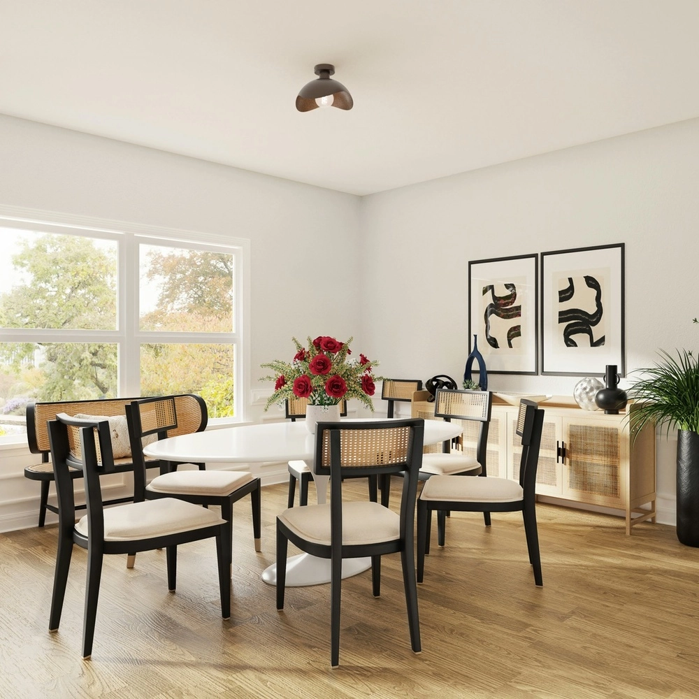 Design plafondlamp Volta Ø 30cm - golvend - cacao Masterlight 8718121395722