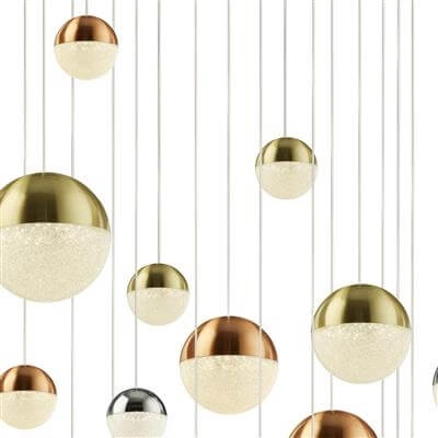 Grote hanglamp Planets 97cm - 97-lichts Searchlight 5053423159270