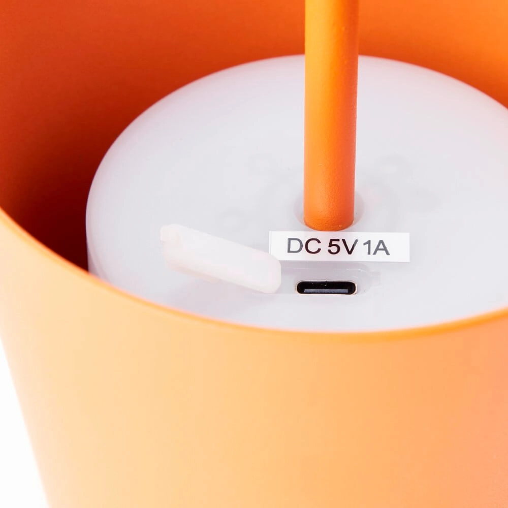 Tafellampje Kaami oranje Brilliant 4004353428258