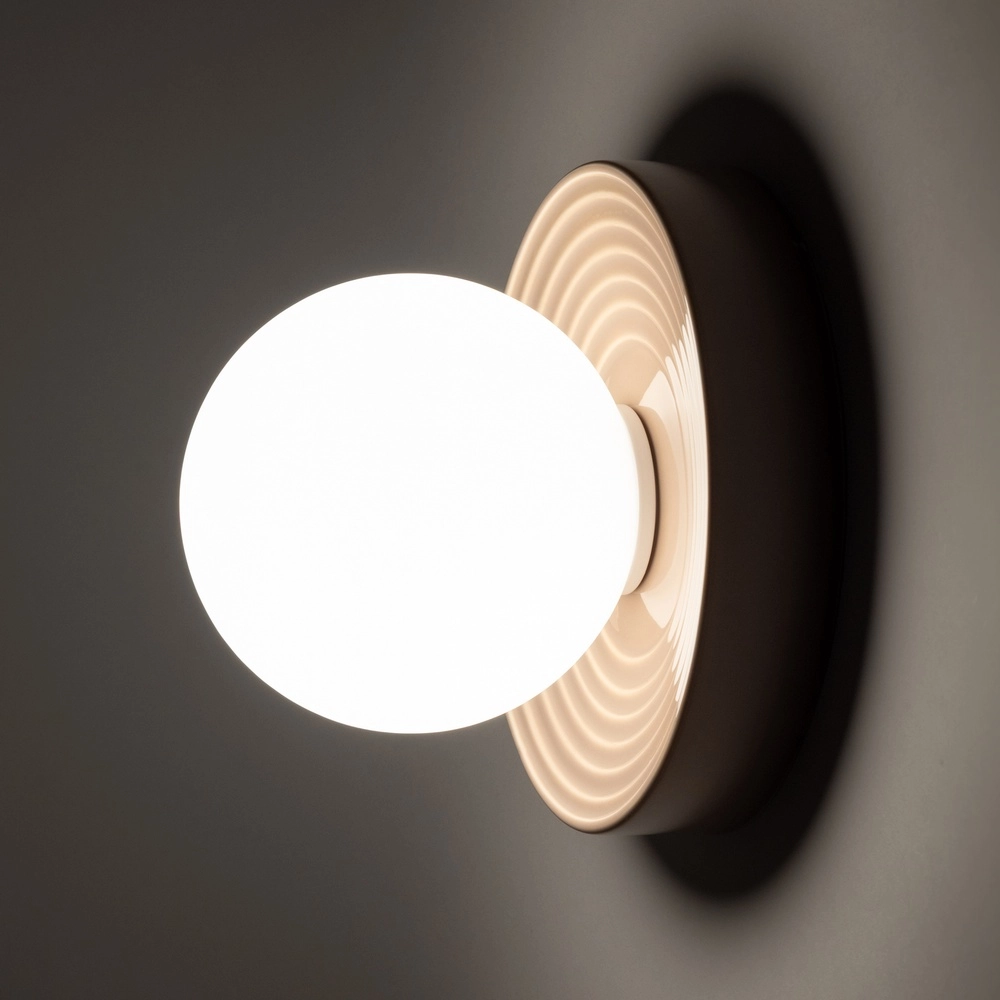 Design wandlamp Clay roze Ø 22cm Lyora 5903139117463