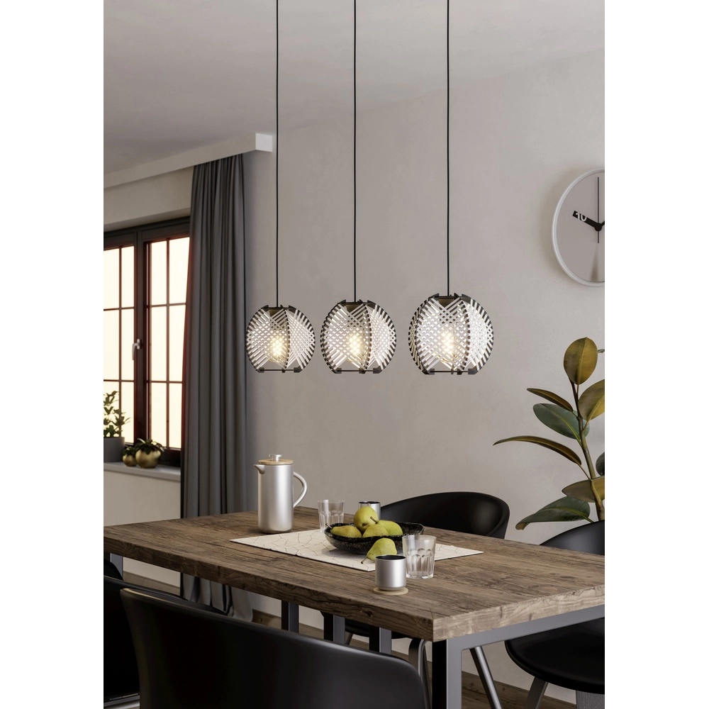 Design eetkamer hanglamp Waverton 3x E27 Eglo 9002759440077