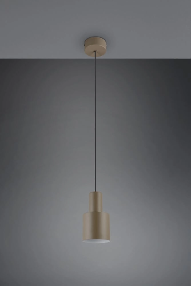 Taupe pendel Agudo Ø 12cm Trio 4017807613780