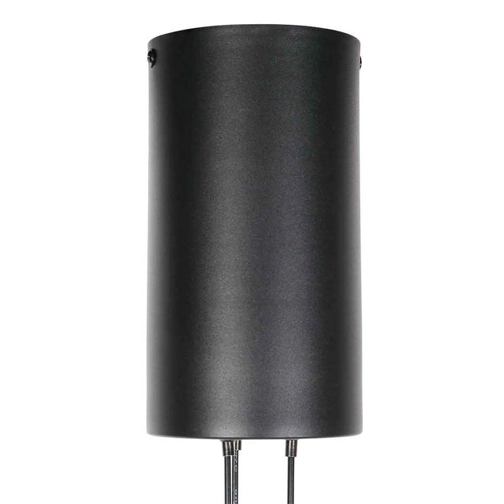 8-lichts hanglamp Marcadore rond zwart Steinhauer 8712746176636