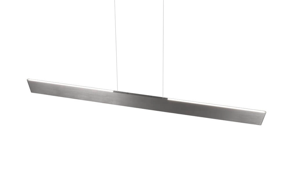 Led kantoor hanglamp Galway 150cm - RVS Trio 4017807616675