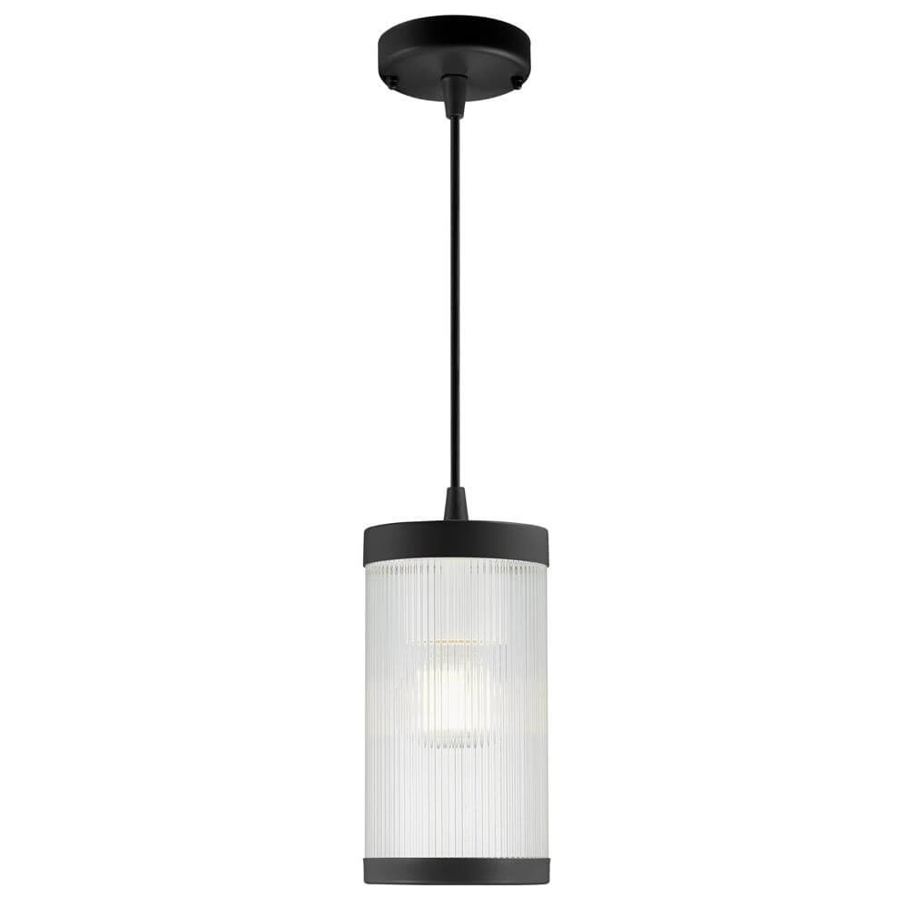 Glazen hanglamp Coupar zwart Nordlux 5704924010576