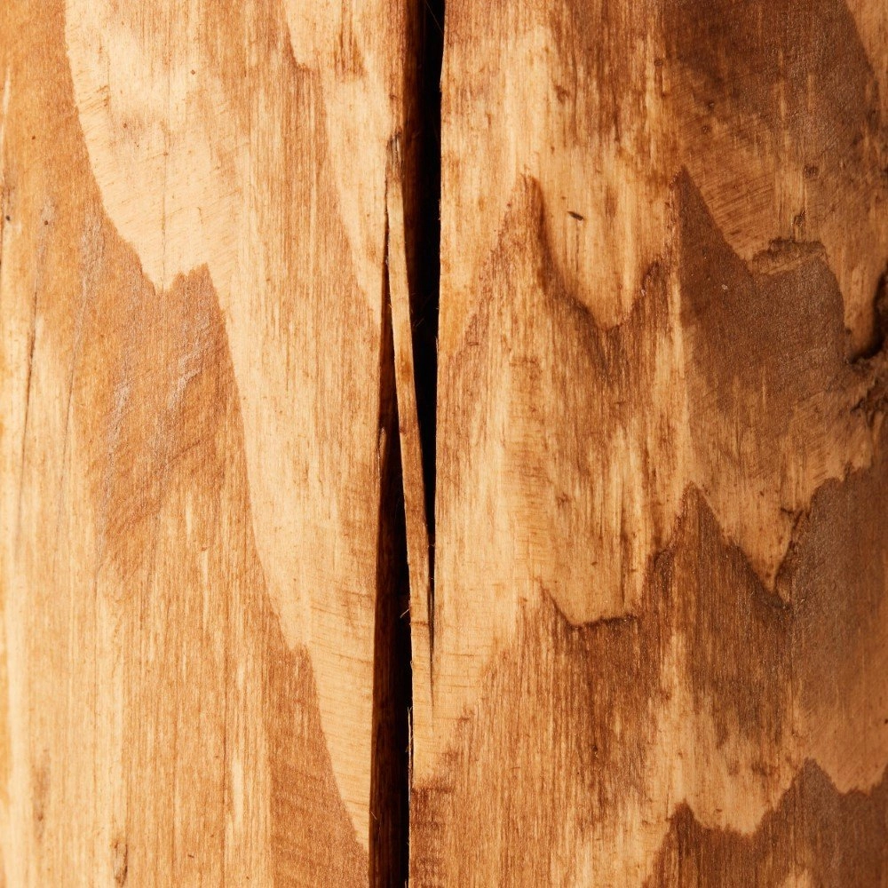 Hout tafellampje Trabo 15cm houtbruin Brilliant 4004353393501