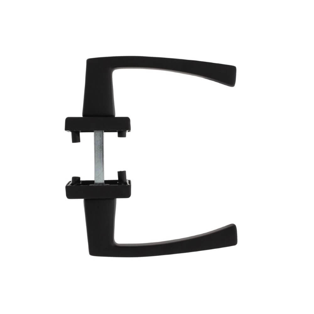 Deurklink Moora aluminium zwart vierkant Intersteel 8714186505267