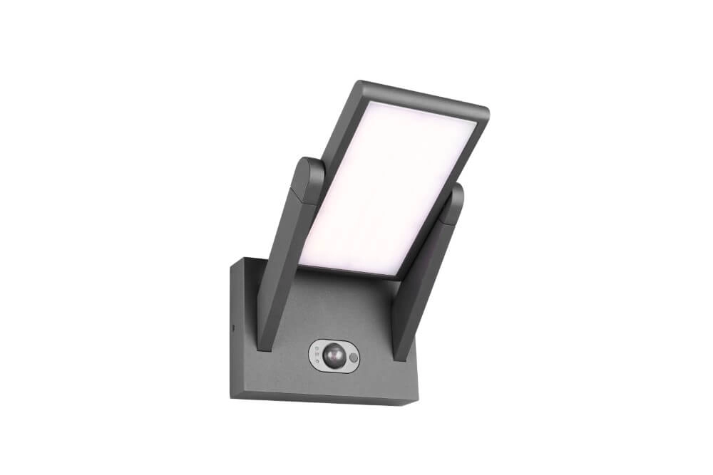 Hybride solar wandlamp Malawi met sensor Trio 4017807622508