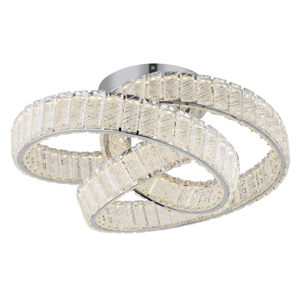 Plafondlamp krul Mucky chroom Globo 9007371531530