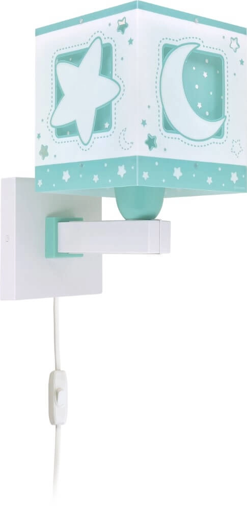 Groene wandlamp Moonlight voor kinderkamer Dalber 8420406001913