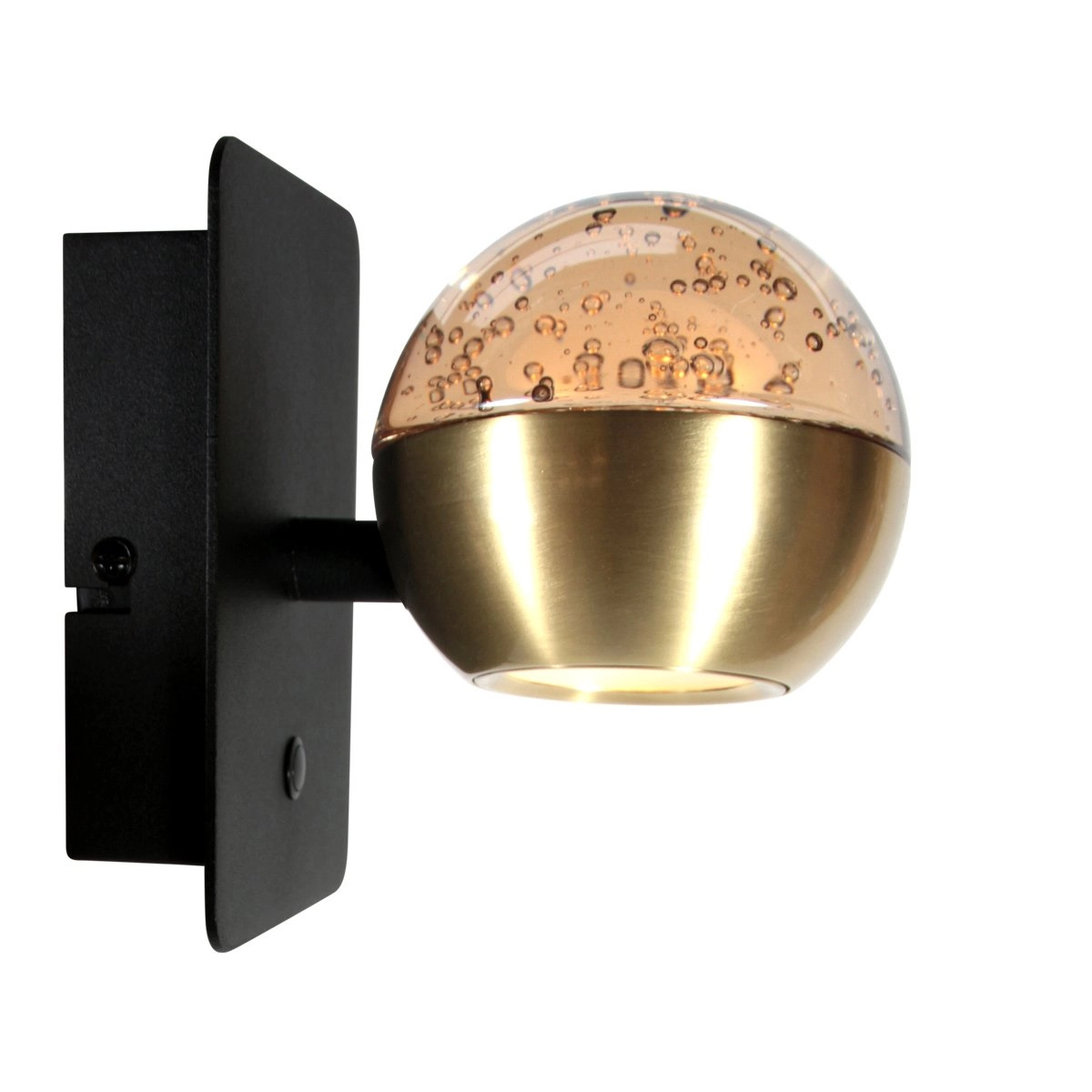 Led wandlamp Belluno messing met glas - dimbaar Steinhauer 8712746183931