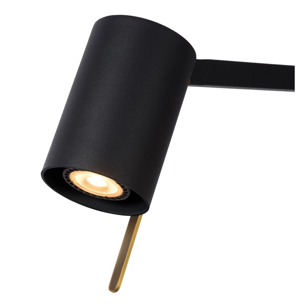 Moderne bureaulamp Lesley zwart Lucide 5411212031129